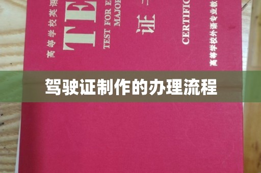 温泉驾驶证制作的办理流程