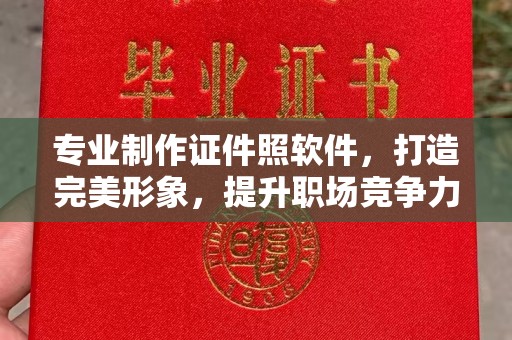 温泉专业制作证件照软件，打造完美形象，提升职场竞争力