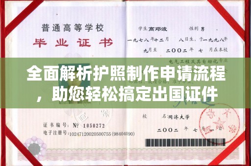 温泉全面解析护照制作申请流程，助您轻松搞定出国证件