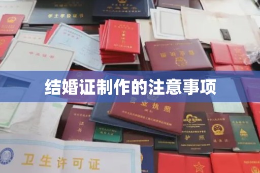 温泉结婚证制作的注意事项