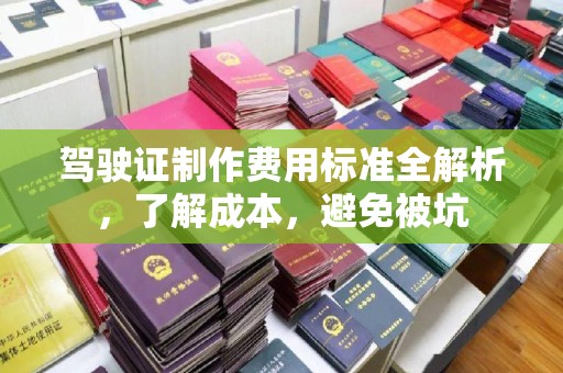 温泉驾驶证制作费用标准全解析，了解成本，避免被坑