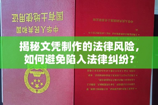 温泉揭秘文凭制作的法律风险，如何避免陷入法律纠纷？